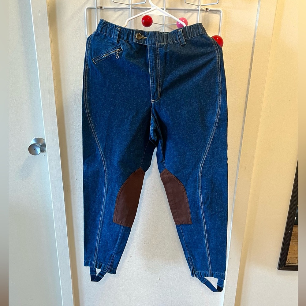 🌟HOST PICK!🌟 80s-90s Vintage 💙 NOS Lizwear x Liz Claiborne Denim Stirrup Pants